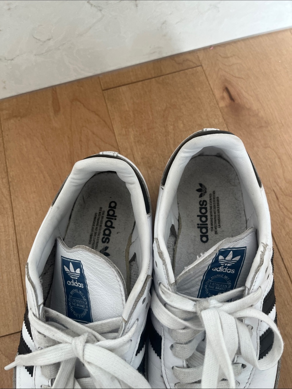 adidas Samba Sneakers in White, Black and Gray size 5US - Picture 4 of 6